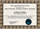 Please click to read article about the Upper Delaware Council Award